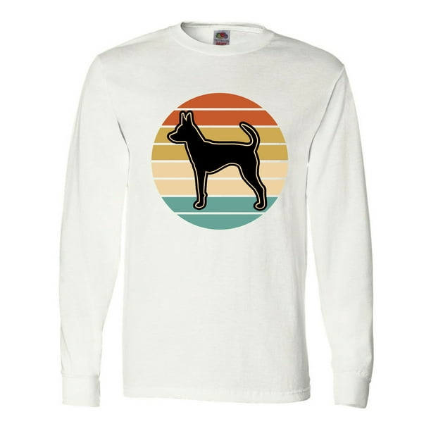 Heavyweight Pigment-Dyed Sweatshirt with Skye Terrier Silhouette Heavyweight Pigment-Dyed Sweatshirt with Skye Terrier Silhouette